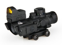 rifle scopes ebay - 4X Scope+1X17X23 Red Dot+Green Laser Sight