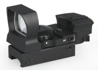 red dot scope for shotgun - 1x24x34mm four reticles Red/Green