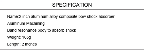 2 Inch Composite Bow Shock Absorber