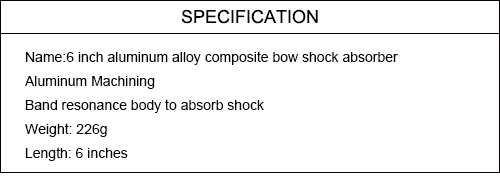 6 Inch Composite Bow Shock Absorber