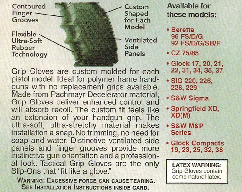 Tactical Rubber Grip Glove